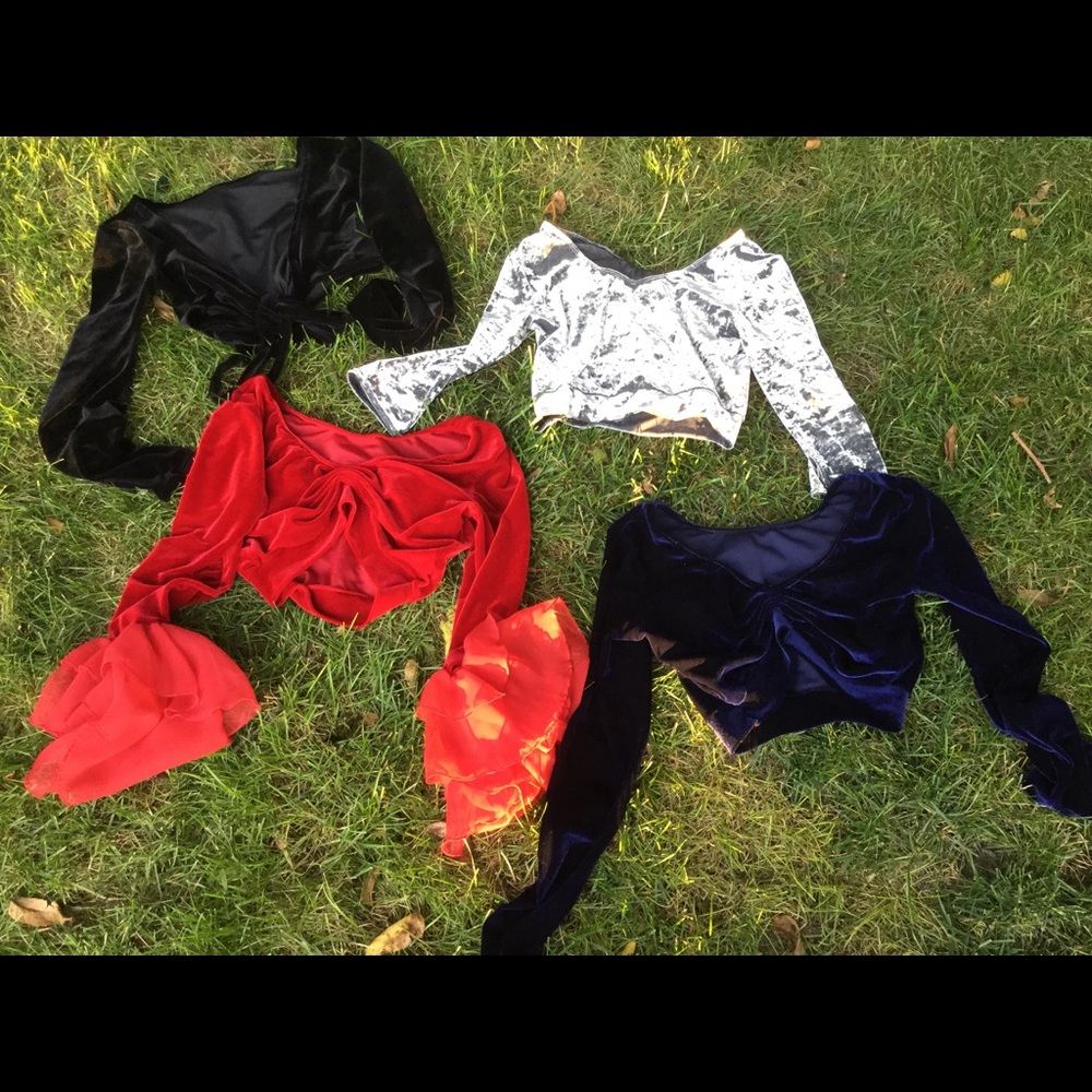 Bellydance Velveteen Choli Tops